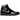 Jordan 1 Retro High Black Metallic Gold sneakers i sidoprofil med svart ovandel i lackläder, gulddetaljer och vit mellansula