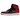 Air Jordan 1 Retro High OG Patent Bred sneakers i sidovy med glänsande svart och röd lackläderovandel, vit mellansula och ikonisk vinglogotyp.