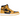 Air Jordan 1 Retro High Pollen sneakers i en klassisk sidoprofil med gul och svart läderöverdel, svarta skosnören och vit mellansula