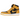 Air Jordan 1 Retro High Pollen sneakers i sidoprofil med svart och gul läderöverdel, snören och klassisk sula