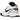 Nike Kobe 4 Protro Mambacita Gigi sneakers i vinkelprofil med svart-vit ovandel, mönstrade detaljer och guldfärgade hälaccenter