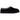 UGG Tasman Slipper Black sneakers i sidoprofil med svart ovandel i mocka, slip-on design och dekorativt broderat mönster runt kragen