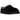 UGG Tasman Slipper Black sneakers sedda från sidan med ovandel i svart mocka, dekorativt flätat band runt kragen och en lätt EVA-sula