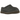 UGG Tasman Slipper Dark Grey sneakers i en vinklad vy med ovandel i mocka, det ikoniska vävda mönstret runt kragen och ett mjukt innerfoder