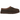 UGG Tasman Slipper Burnt Cedar sneakers i en vinklad profilvy med brunt mocka, flätad detalj vid kragen och mjukt foder