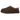 UGG Tasman Slipper Burnt Cedar sneakers i vinklad profil i mocka med den karaktäristiska broderade kanten längs kragen och brun sula