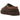 UGG Tasman Slipper Burnt Cedar sneakers i brun mocka-sidoprofil med den ikoniska flätade kragen, rund tå och mjukt foder i varm ton