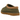 UGG Tasman Slipper Burnt Olive sneakers sedd från sidan med olivgrön mockaovandel, vävd Tasman-detalj och varmt foder