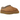 UGG Tasman Slipper Chestnut sneakers i vinklad profil med kastanjebrun mockaovandel, flätad broderidetalj vid kanten och mjukt foder