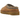 UGG Tasman Slipper Chestnut sneakers i vinklad profil, med mjuk kastanjebrun mockaovandel, broderat flätmönster vid kragen och varmt foder.
