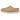 UGG Tasman Slipper Cherry sneakers i en sidoprofil med en djupröd ovandel i mocka, det ikoniska Tasman-flätbandet och en hållbar plattformssula.