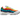 Nike Air Max 95 Olympic sneakers i en vinklad profil med flerfärgad ovandel, vita skosnören och synliga Air-enheter i sulan