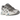 ASICS Gel-NYC Steeple Grey Cream sneakers i sidoprofil med grå mesh-överdel, krämvita detaljer och snören
