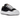 Maison Mihara Yasuhiro Hank OG Sole Canvas Low Black sneakers i sidoprofil med svart canvasovandel och distinkt smält vit sula