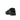 Nike Air Max Plus Triple Black sneakers i frontvy med de ikoniska svarta TPU-ränderna, matt yta och en distinkt mellansula med synliga Air-enheter