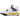 Air Jordan 4 Retro Rare Air - Tour Yellow 2026 sneakers i vinklad vy med gula ovandelar, svarta detaljer och snören