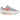 Nike Air Max 1 Patta Waves White Hyper Crimson sneakers i sidoprofil med vit mesh, grå vågiga överlägg och orangea detaljer