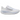 Nike Vomero Plus White Hydrogen Blue Grey Fog sneakers i sidoprofil med vit ovandel, ljusblå detaljer och snören