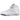 Jordan 5 Retro White Metallic sneakers i sidoprofil med vit överdel i läder, silverdetaljer och snörning