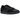 Adidas Samba OG Black Carbon sneakers i sidoprofil med svart överdel i läder, tåbox i grå mocka och vita läderdetaljer