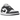 Jordan 1 Low Iron Grey sneakers i en klassisk sidoprofil med grå ovandel i läder, svarta detaljer och vit mellansula