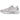 ASICS Gel-1130 Blush Pure Silver sneakers i sidoprofil med ljusrosa mesh och silvriga detaljer samt vit mellansula