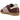Adidas Samba OG Maroon Sand Strata Pony sneakers i sidoprofil med mörkröd ovandel i ponnyhår och vita läderdetaljer
