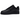 Nike Air Force 1 Low '07 Fresh Black Anthracite sneakers i sidoprofil med svart läderöverdel, matchande skosnören och sula.