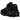Nike Shox Ride 2 Black sneakers i vinklad vy med svart ovandel, vita detaljer och synliga stötdämpande Shox-kolonner i hälen