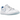 Jordan 1 Low Golf White Legend Blue sneakers i sidoprofil med vit ovandel, blå detaljer, snören och platt gummisula.
