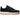 Nike Air Force 1 Low '07 LV8 Black Canvas sneakers i sidoprofil med svart canvas-överdel och matchande skosnören