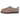 UGG Tasman Biarritz Slipper Rocky Oak sneakers i en vinklad profil med brun mockaöverdel och flätad kragdetalj