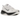 Nike Vomero Plus White Black Cool Grey sneakers i sidoprofil med vit ovandel, svarta detaljer och snören