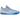 Nike Kobe 9 EM Low Protro TB Hydrogen Blue sneakers i sidoprofil med ljusblå ovandel, vit sula och svarta designdetaljer