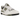 New Balance 550 White Dark Olivine sneakers i sidoprofil med vit överdel i läder, gröna detaljer och snörning