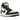 Jordan 1 Retro High Fir Pro Green sneakers i vinkelvisning med grön och vit läderöverdel, snören och klassisk sula