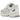 Nike P-6000 Light Bone sneakers i sidoprofil med ventilerande mesh, silverdetaljer och vita skosnören på gummisula