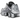 Nike Shox TL Metallic Silver sneakers i vinkelvisning med glänsande silverfärgad ovandel, distinkta stötdämpare och snören