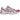 Asics Gel-1130 White Old Rose sneakers i sidoprofil med vit mesh-ovandel, silverdetaljer och rosa skosnören