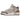 Jordan 3 Retro Laser Palomino sneakers i en vinklad profil med brun läderöverdel, elefantmönster och vit mellansula