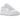 Nike Dunk Low Next Nature White Blue Tint sneakers i en klassisk sidoprofil med vit och ljusblå läderöverdel samt matchande snören.