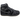 Jordan 1 Retro High '85 Wings Black sneakers i sidoprofil med svart överdel i läder, vita skosnören och matchande klassisk sula