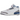 Jordan 3 Retro True Blue sneakers i en klassisk sidoprofil med vit läderöverdel, ikoniska elefantmönstrade detaljer och blå accentfärger