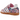 Adidas Samba OG Liberty London Clear Pink Floral sneakers i vinkelad vy med rosa blomstermönster och vita läderdetaljer