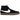 Nike SB Zoom Blazer Mid Black White Dark Gum sneakers sidoprofil med svart ovandel i mocka, vit swoosh och klassisk gummisula
