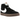 Nike SB Zoom Blazer Mid Black White Dark Gum sneakers i sidoprofil med svart ovandel i mocka, vit swoosh och en klassisk brun yttersula