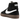 Nike SB Zoom Blazer Mid Black White Dark Gum sneakers i sidoprofil med svart ovandel i mocka, vit swoosh och klassisk gummisula.