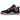 Jordan Spizike Low Black Cement sneakers i sidoprofil med svart överdel i läder, grått elefantmönster och röda detaljer vid snören