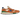 New Balance 998 MiUSA Teddy Santis Orange Royal sneakers i vinkel med orange mocka, blå detaljer och vit mellansula