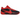 Nike Giannis Zoom Freak 6 Bred sneakers i vinkelad vy med svart och röd ovandel, vit swoosh och matchande skosnören